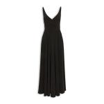 Black Jacquard Maxi Dress