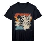 Funny Animal Gift Idea African Zoo Animals Hyena Performance T-Shirt