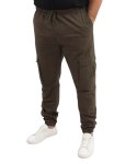 Mens Cargo Elasticated Pants Olive - 60 Olive