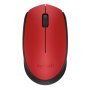 Logitech M171 Wireless Mouse-red 2.4 Ghz With USB Nano Receiver