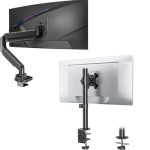 Wali Bundles-wali Single Monitor Gas Spring Desk Mount+single Monitor Mount
