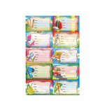 Book Labels Fancy Assorted 10 Sheets 100 Labels