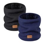 Kitibtyg Winter Neck Gaiters & Ski Mask Winter Fleece Neck Warmer Face For Men &women Windproof Gift