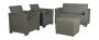 Jabulani 4 Piece Patio Set Graphite