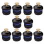 Garden Adjustable 360 Degree Rotating Irrigation Sprinklers 10PCS - 2.5CM