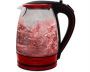 Mellerware 1.8L Glass Kettle Red