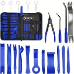 1 5PCS 19PCS Set Trim Removal Tool Set & Clip Plier Upholstery Remover Nylon Car Panel Removal Set With Portable Storage Bag