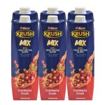 Clover Krush Cranberry Crush Mix 40% Fruit Nectar Blend 200ML