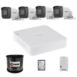 Hikvision 4 Channel 1080P Complete Kit - New Model