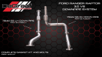 Next Gen Ford Ranger Raptor Degraaf Downpipe System For