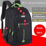 Men's 5 Layers & Water Bottle Straps Design Backpacks Casual Durable Multi Functional Business Style Knapsacks For Men's Outdoor