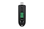 Transcend 256GB JF790C USB C 5GPBS Capless Flash Drive - Black And Green