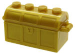 Parts Container - Treasure Chest Bottom That Slots In Back With Treasure Chest Lid - Thick Hinge 4738A 4739A 4738AC01 - Pearl