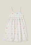 Cotton On Eloise Sleeveless Dress - Vanilla summer Embroidery