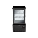 Refrigerated Glass Display Cabinet 56LT Black
