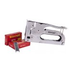 Tork Craft Staple Gun Light Duty With 400pc 0.7mmx8mm Jt21 Staples