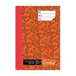 A4 2QUIRE Book Orange black 192PG Hard Cover Croxley