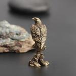 1PC Handmade Bronze Metal Eagle Sculpture Contemporary Style Miniature Bird Figurine Desktop Easter Decor Ornament Room Decor Ho
