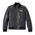 Harley Davidson Women& 39 S 120TH Anniversary Bomber Leather Jacket XS