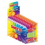 Sweeto Multicolor Sticks Sour Wild Fruit 12X80GR