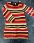 Gap Pink Red And Orange Knitted Dress 4Y