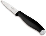 1 Piece Stainless Steel Paring Knife 9 Cm - Matte Black Collection