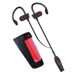 Performance Series Bluetooth Hook Earphones With Detachable Controller And Pouch - Rocka