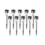 10 Pieces Solar LED Light Outdoor Garden Lamp Pathway Lights