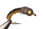 Scientific Fly Mustard Caddis Mustard Gold Brass Bead 12