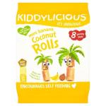Kiddylicous MINI Banana Coconut Rolls 12M+