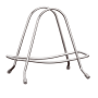 Stainless Steel Vertical Pot Lid & Utensil Rest - Silver