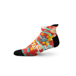 Ditsy Red Tab Socks - Medium