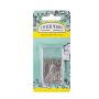 Pins - Straight - Flat-head - Metal - Silver - 20G - 12 Pack