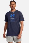 Under Armour Ua M Branded Gel Stack Short Sleeve - Midnight Navy