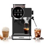 Espresso Machine With Grinder 20 Bar Professional Expresso Coffee Machines With Milk Frother Steam Wand Espresso Maker With 60OZ