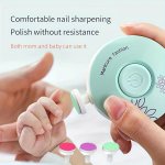1PC Electric Baby Manicure Device Children's Manicure Device Baby Manicure Scissors Baby Sanitary Supplies Set Christmas Hallowe
