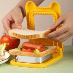 Easy-to-use Sandwich & Cookie Cutter - Perfect For Breakfast Lunchbox Decorations & Baking - Durable Plastic Kitchen Gadget
