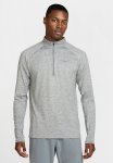 Nike Stride Dri-fit 1 4-ZIP Running Midlayer Top - Smoke Grey