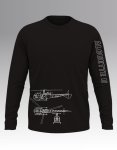 Alouette II Blueprint Long Sleeve T