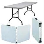 UniQue SL-Z182-25 Folding Rectangle Table