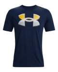Men's Ua Big Logo 2.0 Short Sleeve - Academy Sm