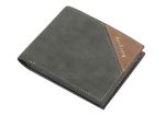 Men's Damon Pu Bifold Wallet Dark Grey