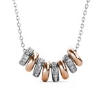 DESTINY Beth Halo Necklace With Swarovski Crystals