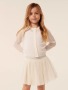 Juliet Gossamer Cardigan - 10-12 Yrs / White Cloud