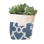 Trellis Denim Soft Pot