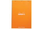 Rhodia Head Staplebound Pad Orange A4 Dot Grid