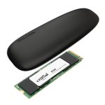 Asus Cobble M.2 SSD Type-c Enclosure And Crucial E100 480GB Nvme Bundle – Black