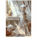 Deco Print Vintage Victorian Mannequin