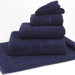Terry Lustre 525GSM Luxury Range - Various Colours & Sizes - Face Cloth 32CM X 32CM Navy Blue