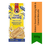 Bakers Good Morning Milk & Cereal Biscuits 300G - 300G